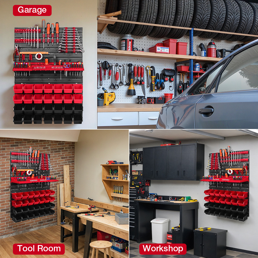 Workshop Tools Rack - Настенная полка для инструментов, держатели для