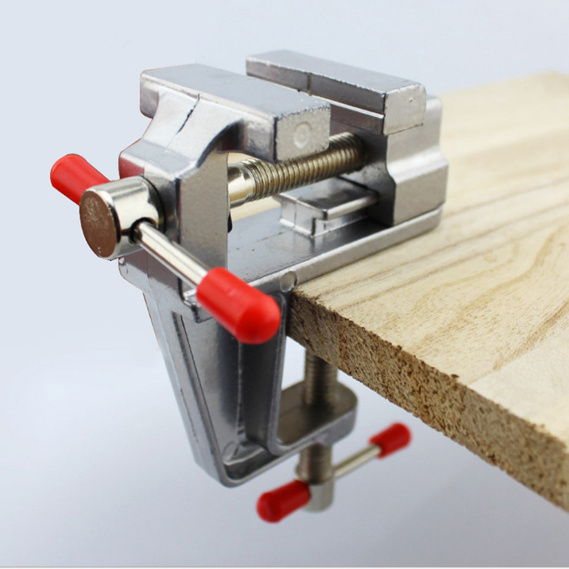 Drill Press Bench - Мини-тиски многофункциональные 3,5 дюйма, алюминиевые, миниатюрные,