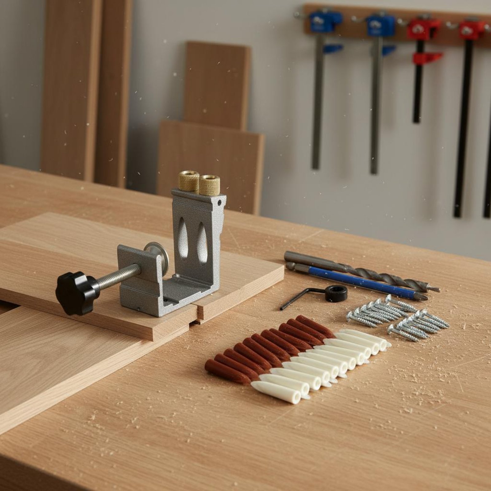 Набор для сверления угловых от – обзор и цена Pocket Hole Jig