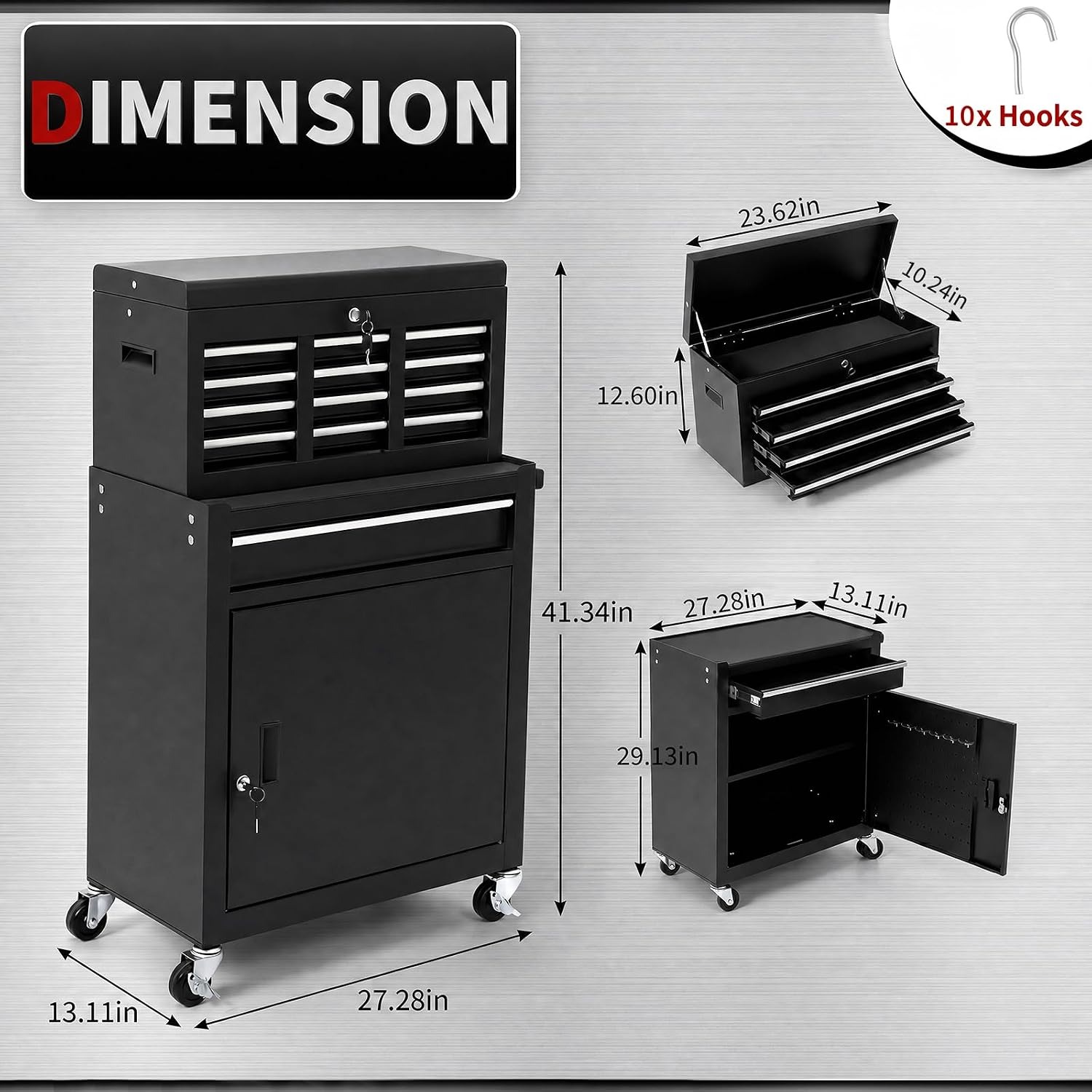 Мобильный стальной инструмента – обзор и цена Workshop Tools Rack