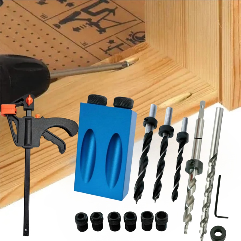 Набор для сверления отверстий  – обзор и цена Pocket Hole Jig